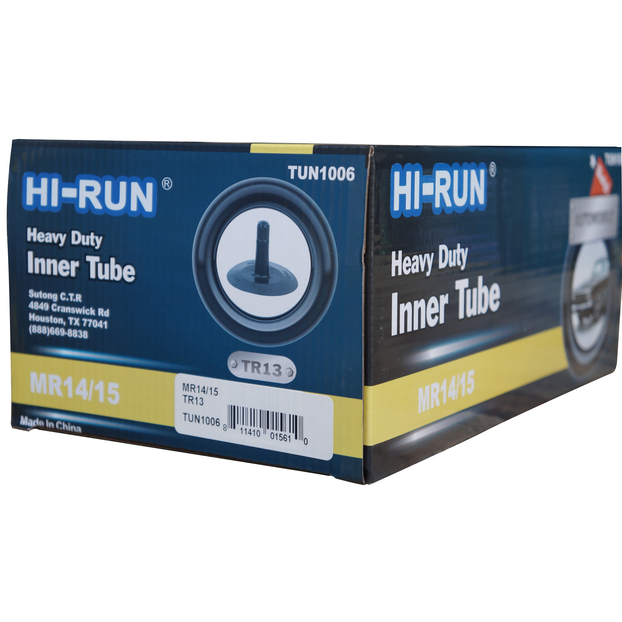 HI-RUN, Tube MR14/15 (TR13) Passenger, Fits Rim Size 14 in, Included (qty.) 1 Model# TUN1006
